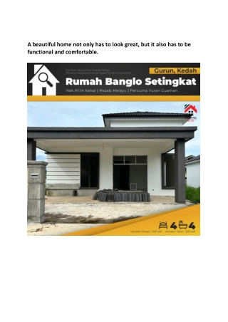 A beautiful home not only has to look great, but it also has to be functional and comfortable.