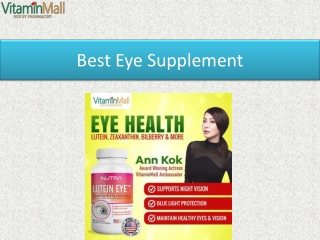 Best Eye Supplement