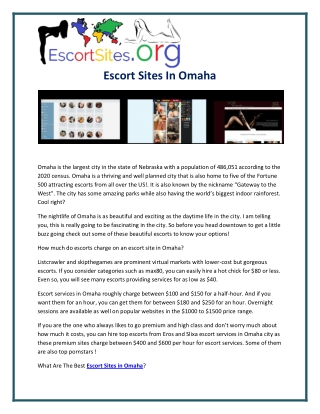 Escort Sites In Omaha