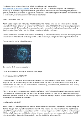 20 Things You Should Know About wewe