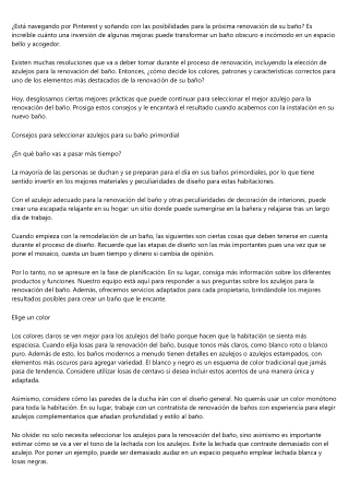 Claves para efectuar una reforma exitosa