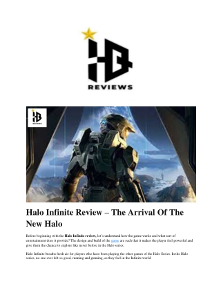Halo Infinite Review