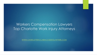 Workers Compensation Lawyers_Top Charlotte Work Injury Attorneys
