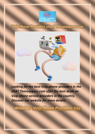 Voip Phone Providers Usa  Thevoipguru