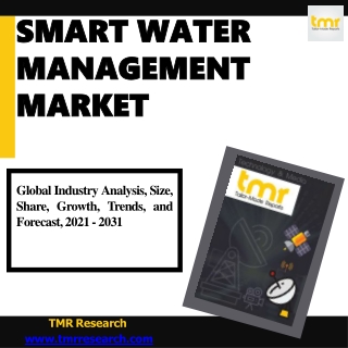 Smart Water Management Market Is Set To Witness An Increase In Its Market Worth