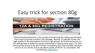 Beneficial 80G Registration