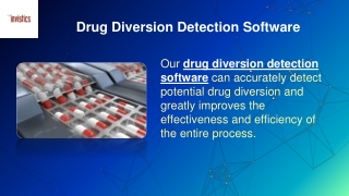 Drug Diversion Detection Software