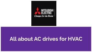 All about ac drives for HVAC