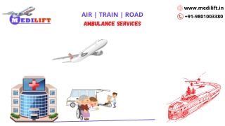 Use Medilift Air Ambulance from Bangalore or Chennai at Anytime