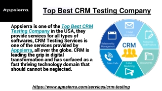 Top Best CRM Testing Company