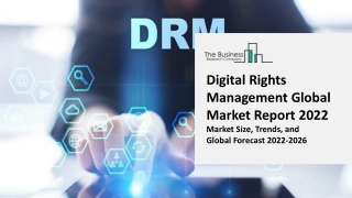 Digital Rights Management Market By Component, By Region, Size, Share, Outlook, Opportunity Analysis and Forecast, 2022-