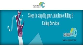 Steps to Simplify your Ambulance Billing and Coding Services