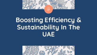 Boosting Efficiency & Sustainability in the UAE with District Cooling