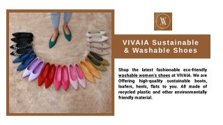 VIVAIA Sustainable & Washable Shoes