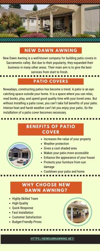 Best Quality Patio Covers Service in Sacramento