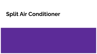Split Air Conditioner