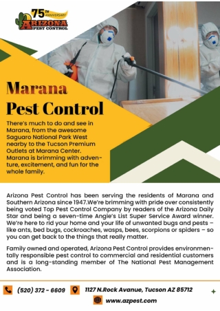 marana pest control | pest and termite control in tucson