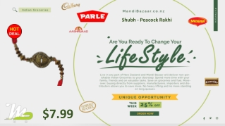 Shubh - Peacock Rakhi - Rakhi Collection in New Zealand