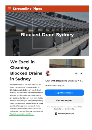 Blocked Drains Sydney