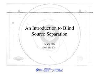 An Introduction to Blind Source Separation