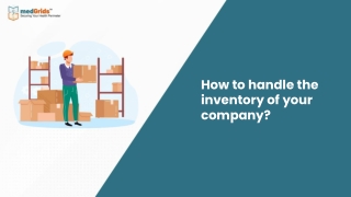 How to handle the inventory of your company_