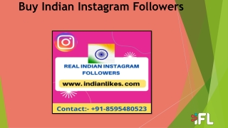 Buy Indian Instagram Followers-IndianLikes.com