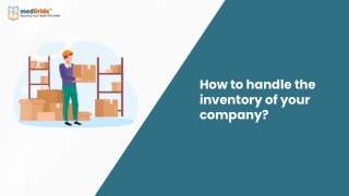 How to handle the inventory of your company_