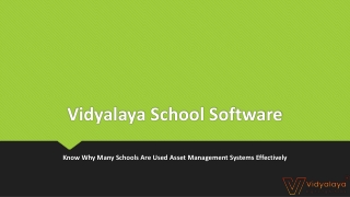 Know Why Many Schools Are Used Asset Management Systems Effectively