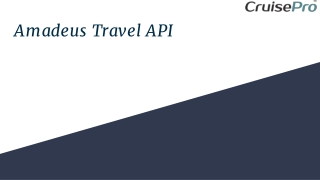 Amadeus Travel API