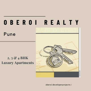 Oberoi Pune E-Brochure