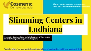 Top Slimming Centers in Ludhiana