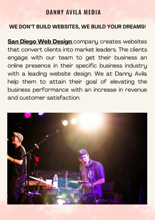 We Don’t Build Websites, We Build Your Dreams!