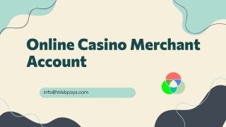 online Casino Merchant Account Europe