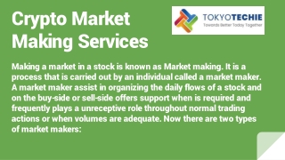 Top Crypto Market Makers | Crypto Market Making Services