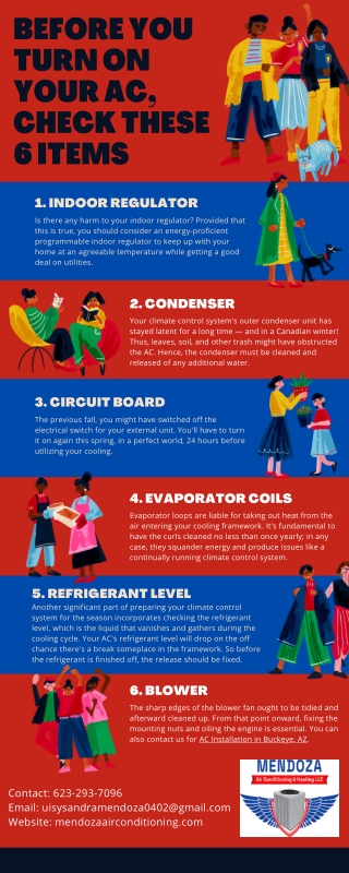 BEFORE YOU TURN ON YOUR AC, CHECK THESE 6 ITEMS