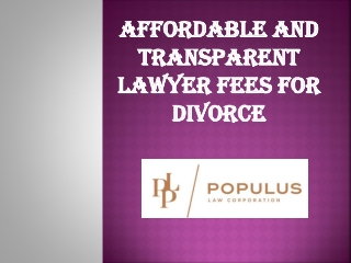 Lawyer Fees for Divorce