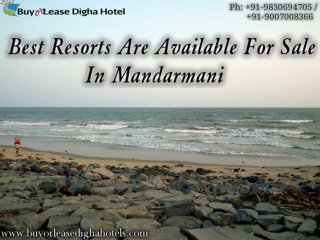 Best Resorts Are Available For Sale In Mandarmani