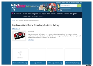 Promotional Trade Shows Bags Sydney