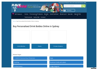 Personalised Drink Bottles Sydney