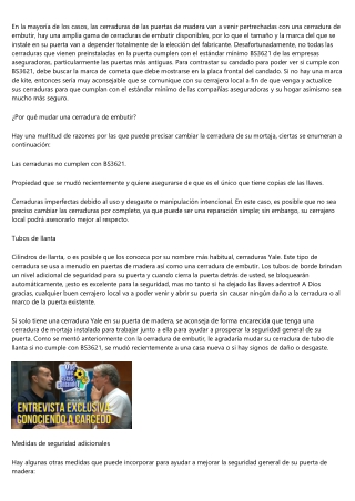 ¿Cuáles son los consejos de cerrajería para asegurar una casa?