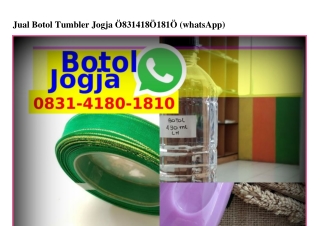 Jual Botol Tumbler Jogja Ô83l·4l8Ô·l8lÔ[WhatsApp]