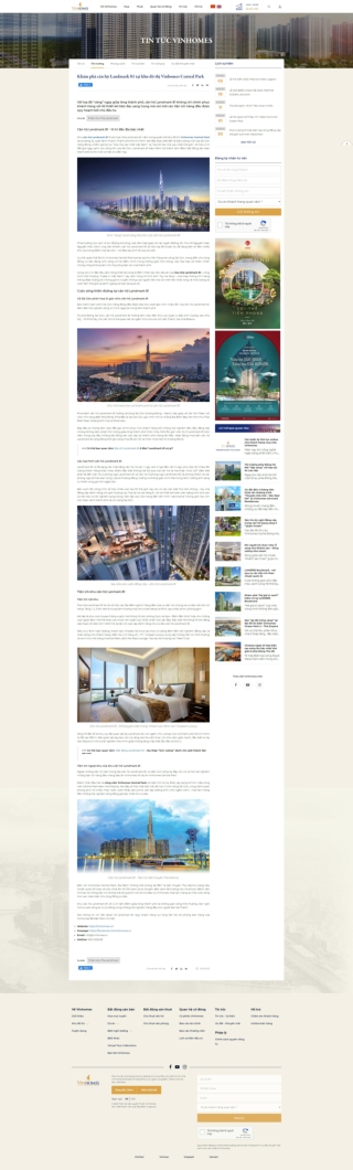 Căn hộ Landmark 81 - góc view “triệu đô” giữa lòng thành phố - vinhomes.vn