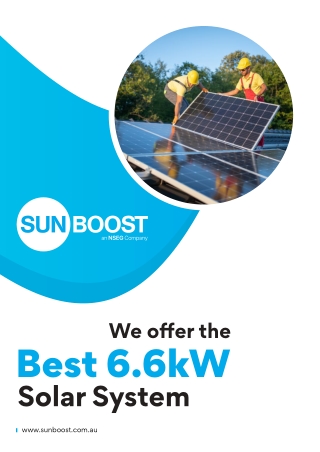 We offer the best 6.6 kW solar system