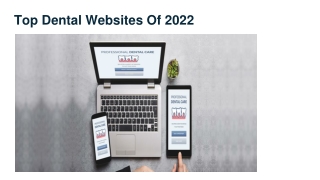 Top Dental Websites Of 2022