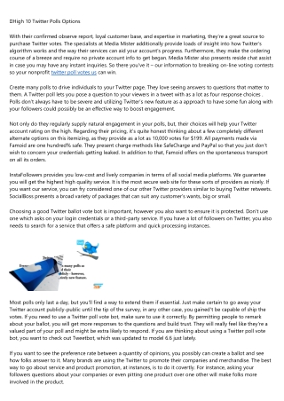 The Intermediate Guide to twitter poll hack