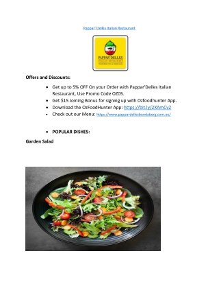 Pappar'Delles Italian Restaurant 1