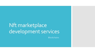 Nft marketplace development services12