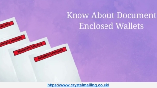 All you need to know about Document Enclosed Wallet