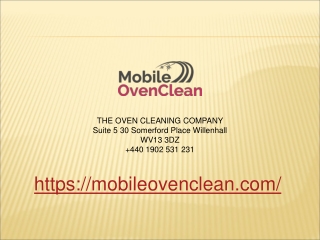 Mobile Oven Clean PPT 2