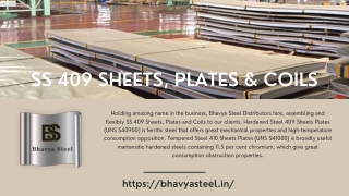 "Stainless steel 409 Sheet Plates Coils."